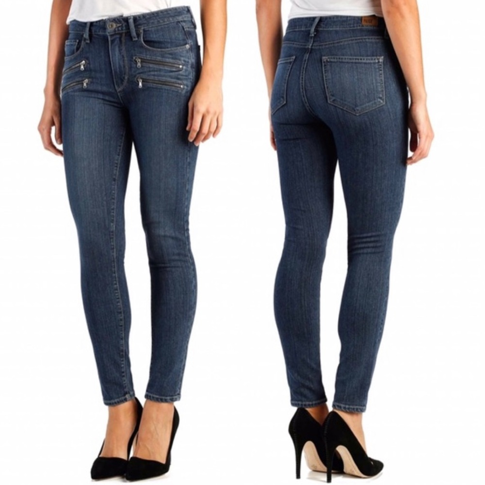 PAIGE dark denim Edgemont skinny Jean. Soo cute 🥰. Size 30.